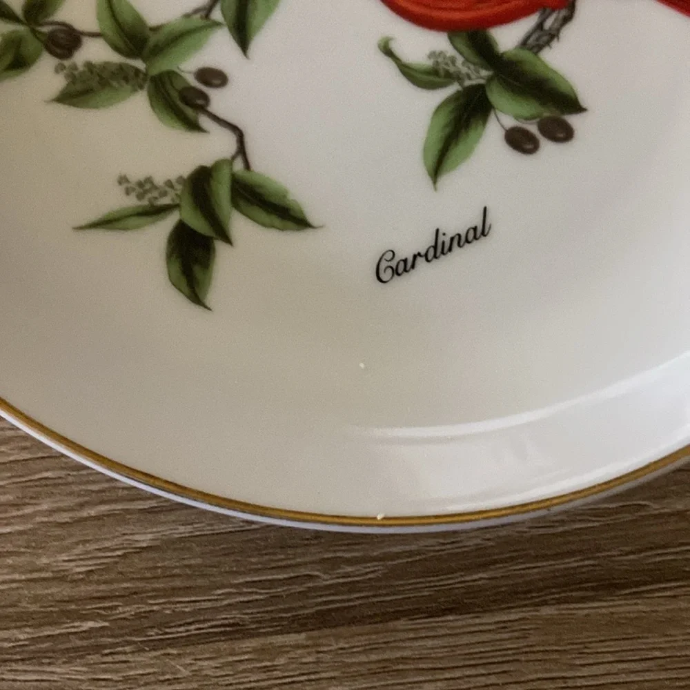 John James Audubon Porcelains Cardinal decorative plate